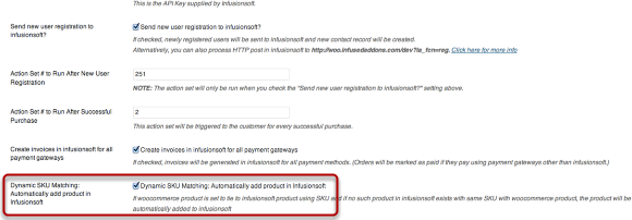 CASE 3: Dynamically add new product in Infusionsoft if SKU is not found